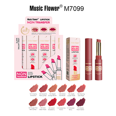 MUSIC FLOWER NON-TRANSFER LIPSTICK  M7099