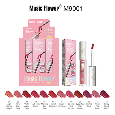 MUSIC FLOWER NON-TRANSFER LIP GLOSS M9001