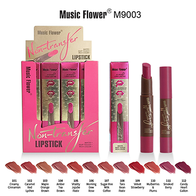 MUSIC FLOWER NON-TRANSFER LIPSTICK M9003